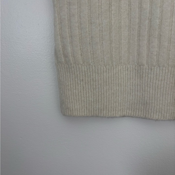 Rachel Zoe Sleeveless Turtleneck Sweater Women’s S Cream - Picture 5 of 12